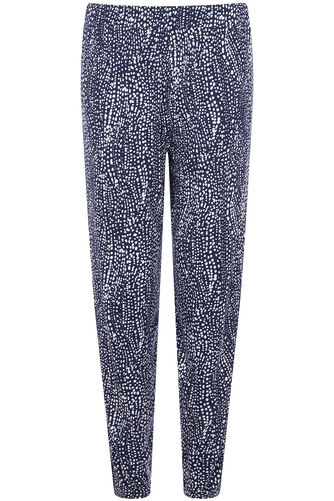 Dash Print Jersey Harem Trousers